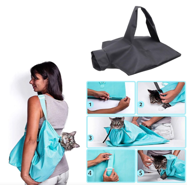 BOLSA DE TRANSPORTE PORTABLE PARA PERROS Y GATOS